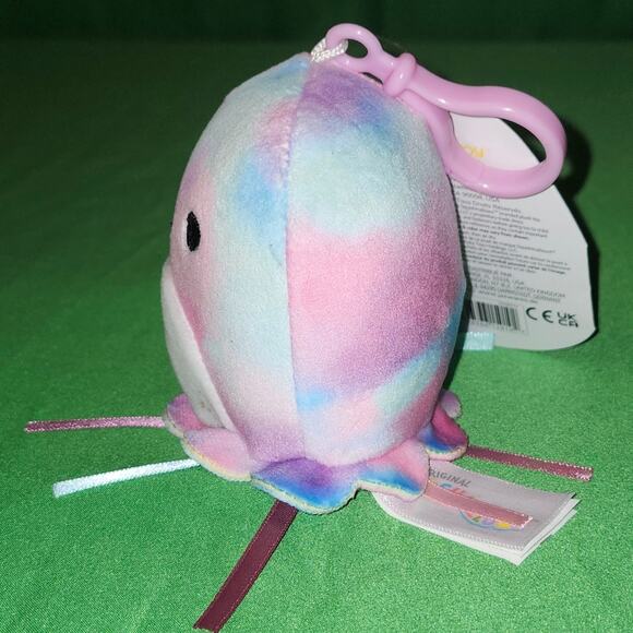 BLACK FRIDAY SALE - Squishmallows Krisa Jellyfish Clip NWT 2023 - Picture 2 of 9
